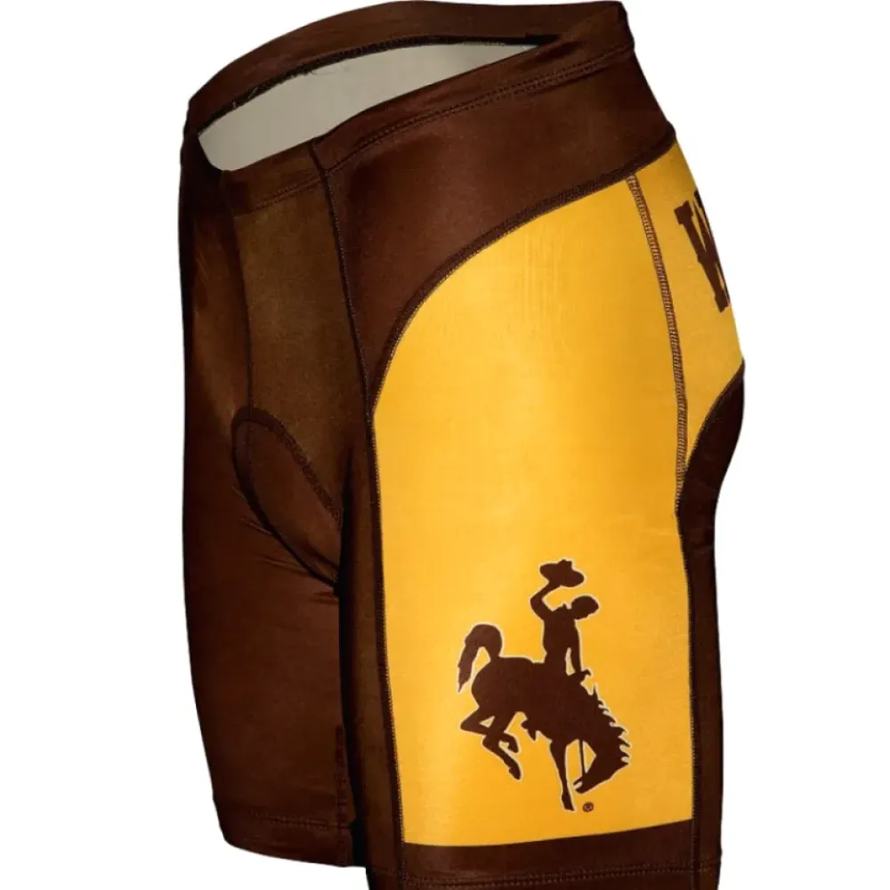 Wyoming Cycling Shorts  Vibrant Athleisure Brown/Yellow