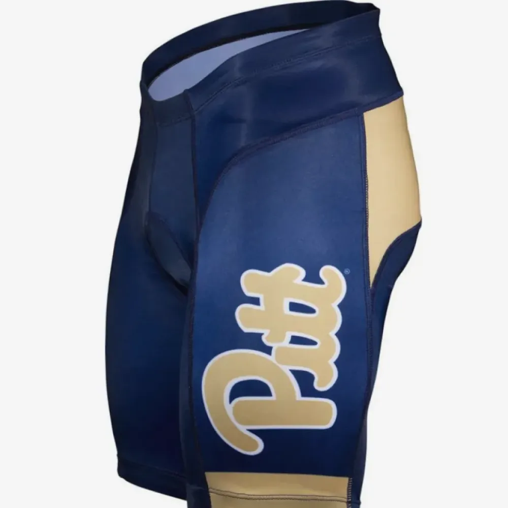 Pitt Cycling Shorts College Team Jersey Bike Navy/Gold