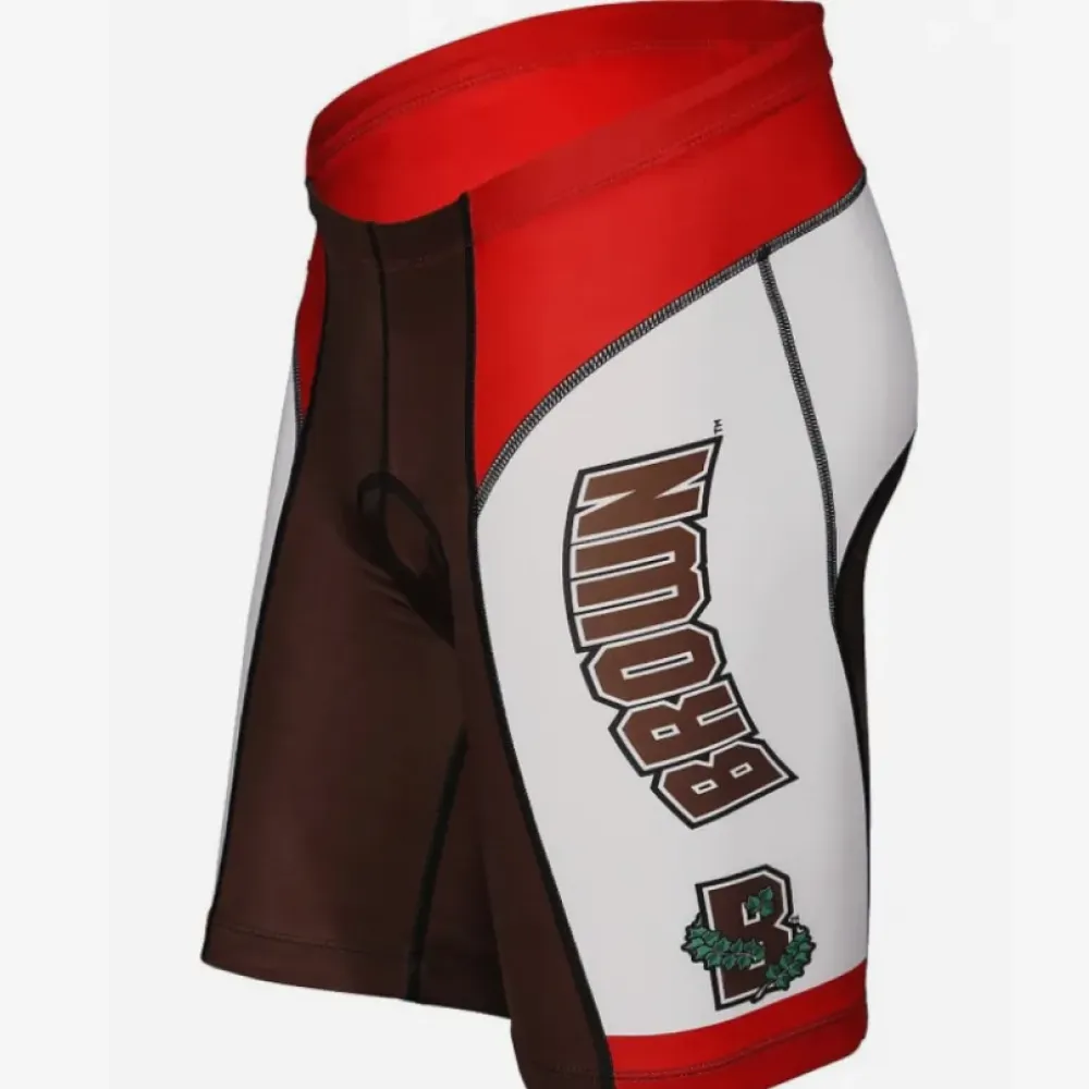 Brown University Cycling Shorts College Red/White/Brown