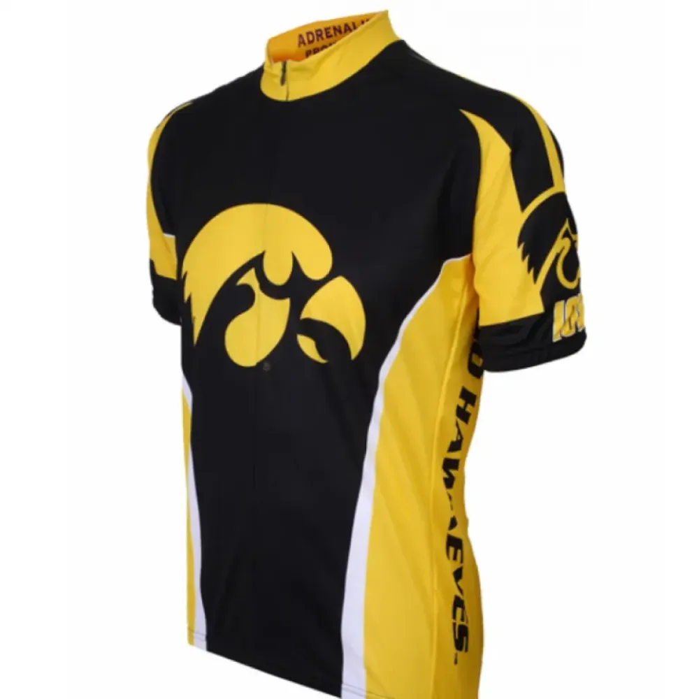 Adrenaline Pro Cycling Jersey Iowa Hawkeyes Black/Gold
