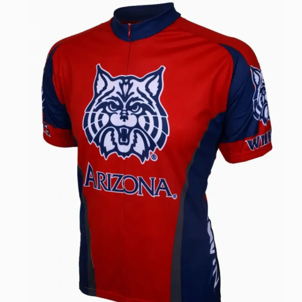 Arizona Wildcats Men's Cycling Jersey/Red/Navy