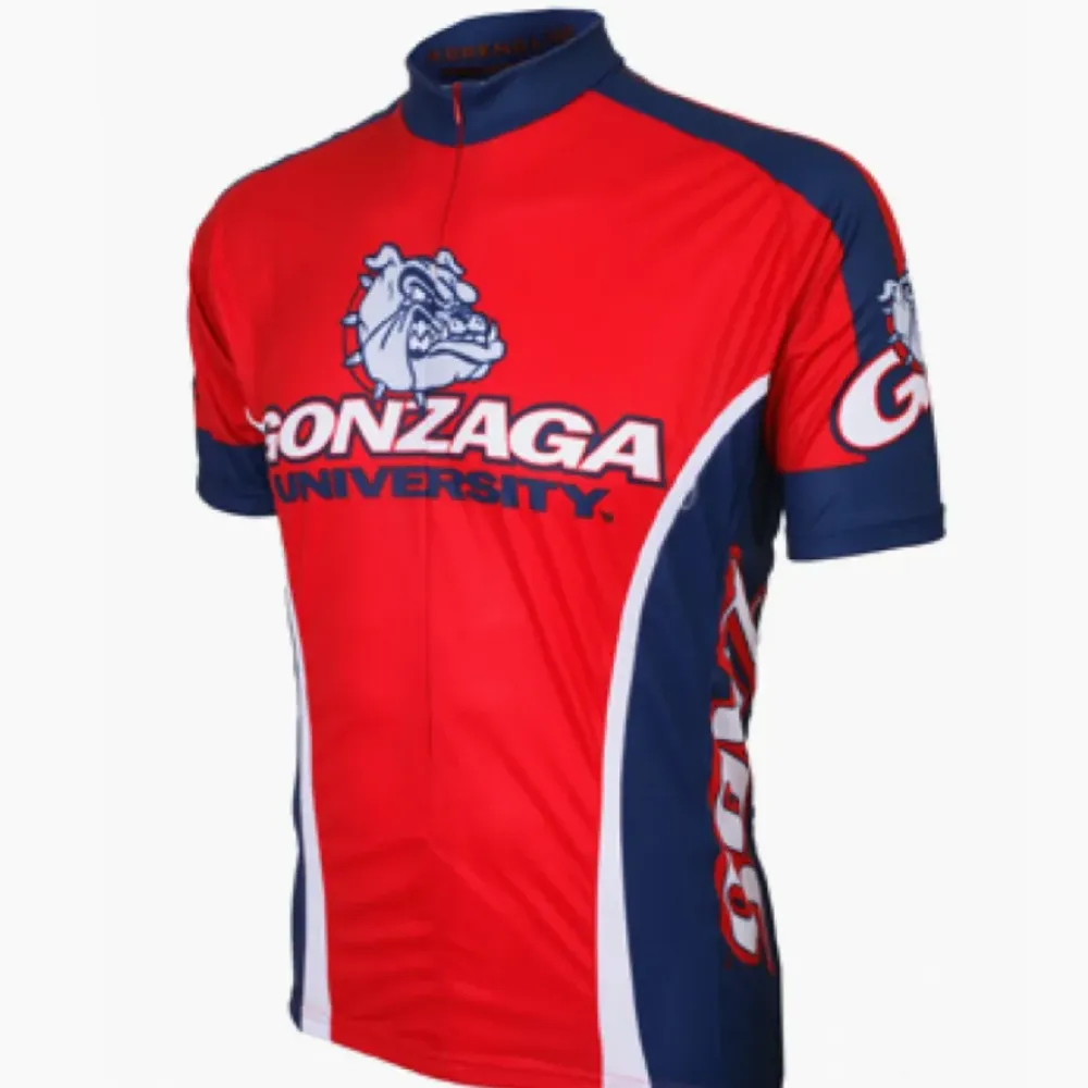 Gonzaga Men's Cycling Jersey Red/Navy/White