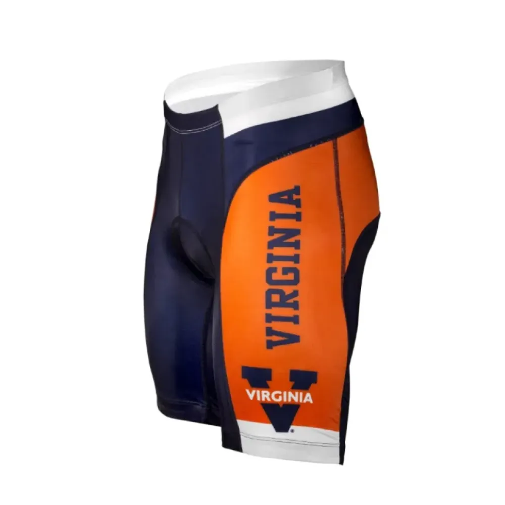 Power Spoke Apparel Virginia Cycling Shorts College Navy/Orange/White