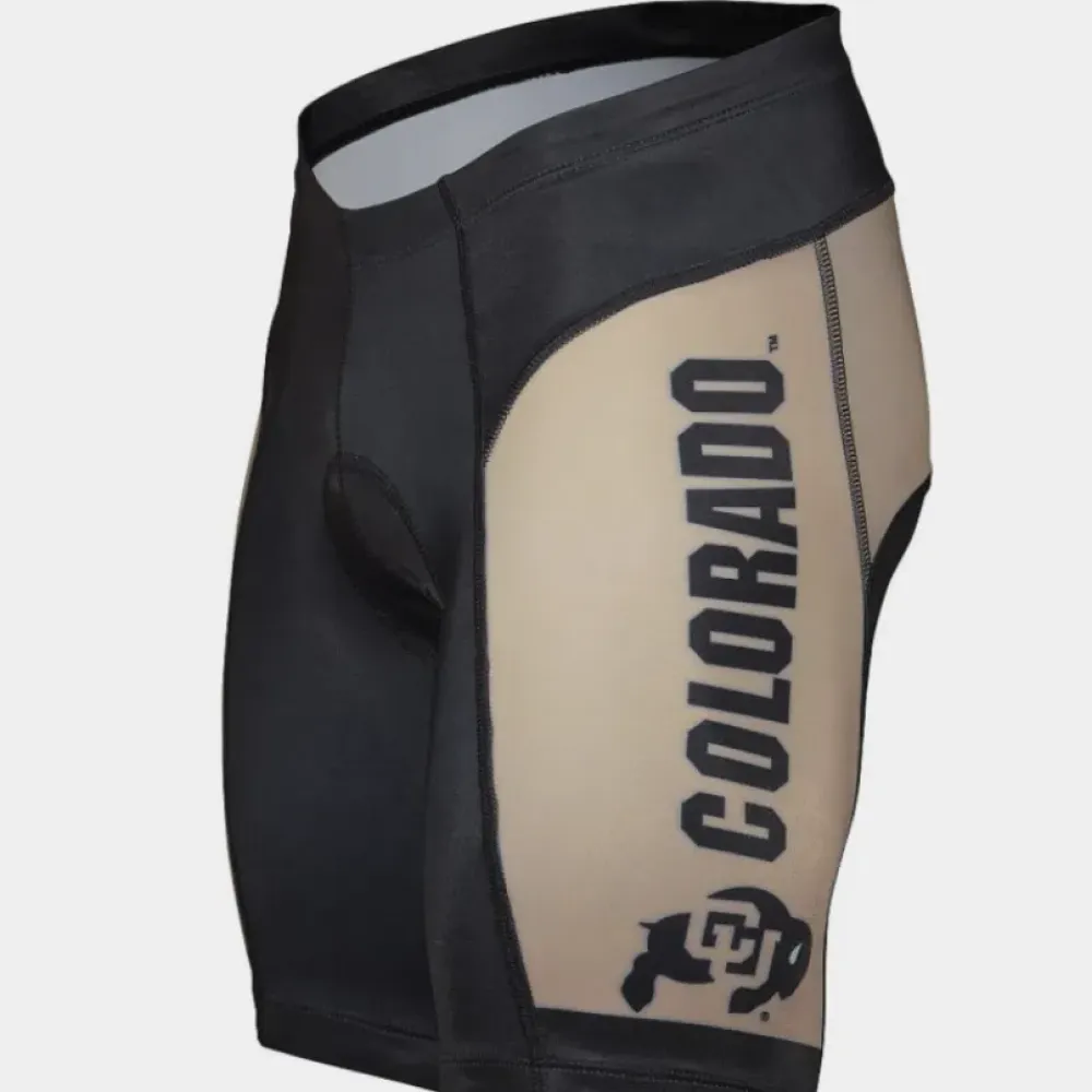 CU Buffs Cycling Shorts University Black Mesh College Athletics