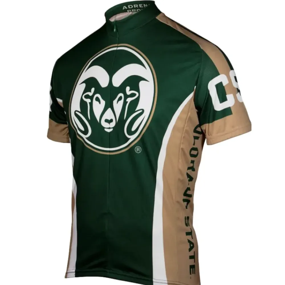 Colorado State Cycling Performance Jersey - ADREN/Green/White/Brown