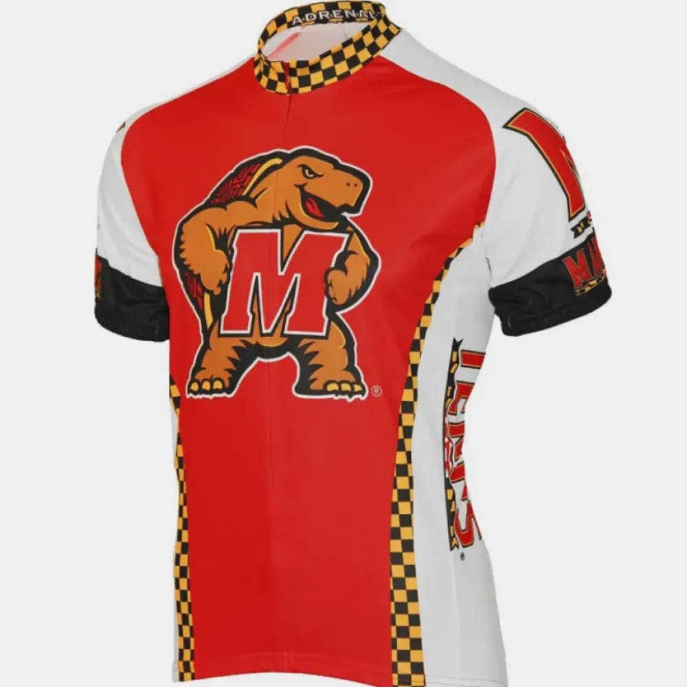 Adrenaline Maryland Mens Cycling Jersey/Red/White/Gold