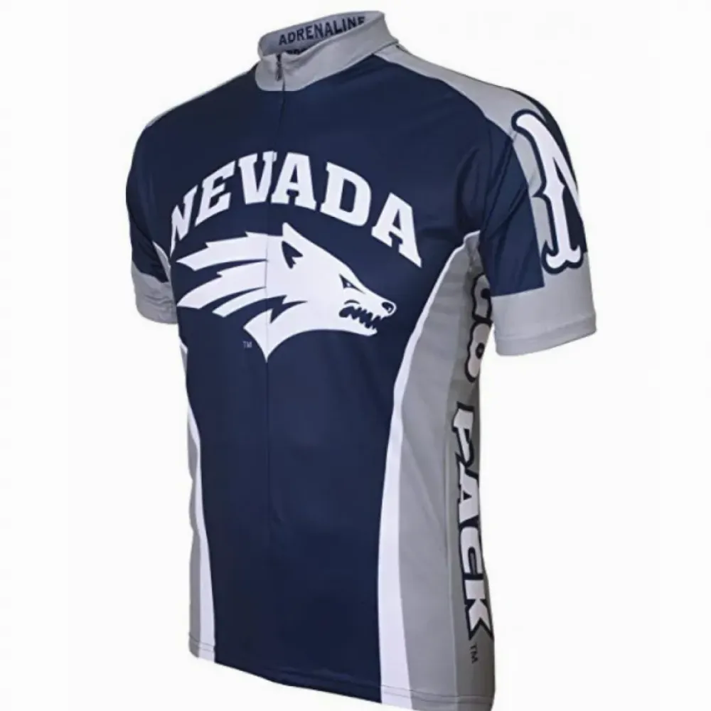 Adrenaline Nevada Reno Men's Cycling Jersey/Blue/Grey/White