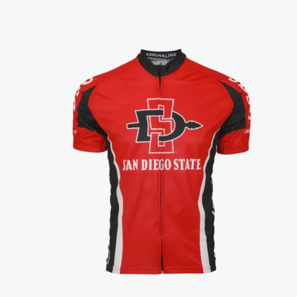 Adrenaline Pro  San Diego State Cycling Jersey/Red/Black/White