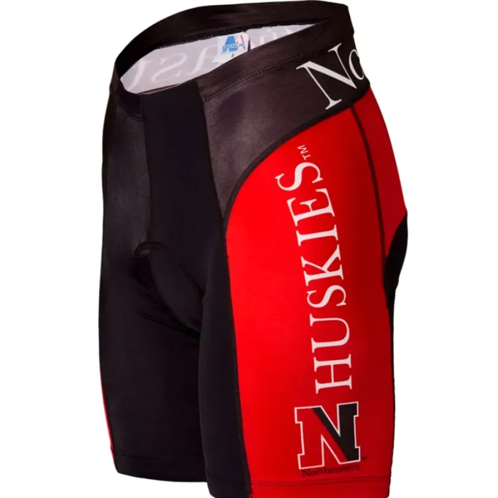 Northwestern College Cycling Team Shorts Black/Red