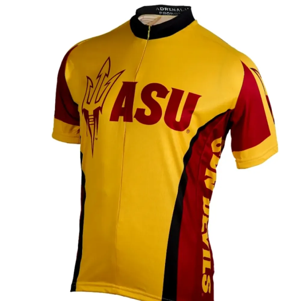 Arizona State Sun Devils Men's Cycling Jersey Gold/Burgundy/Black