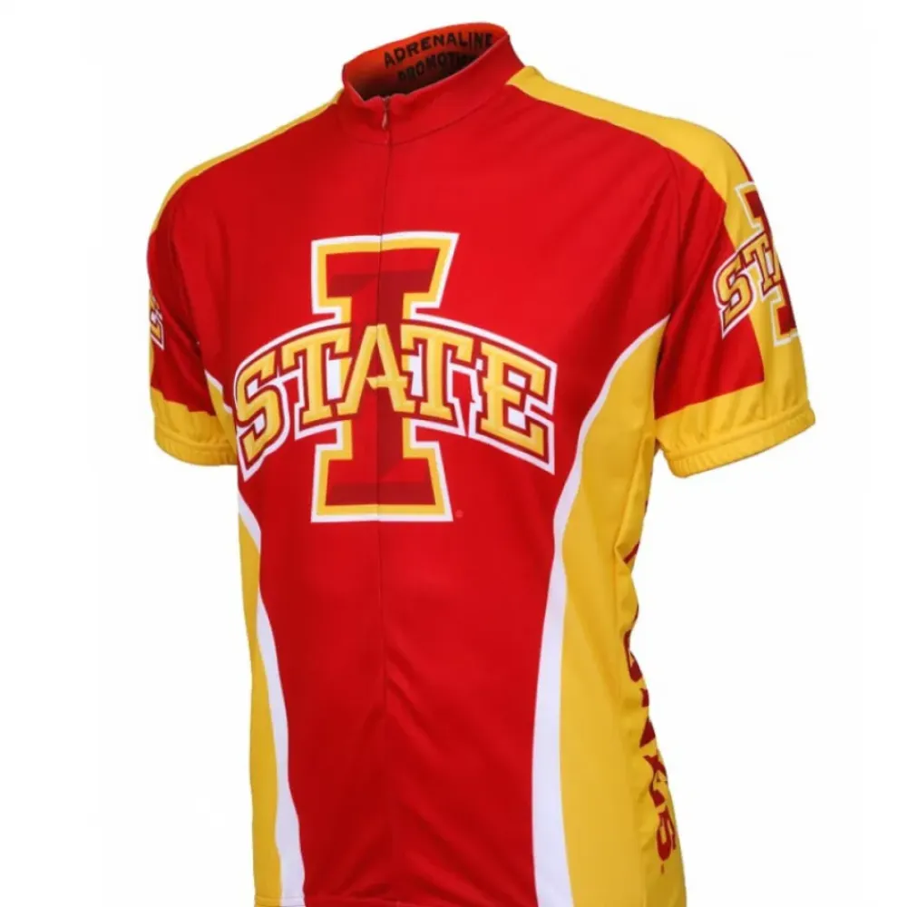 Adrenaline Iowa State Men's Cycling Jersey/Red/Gold/White