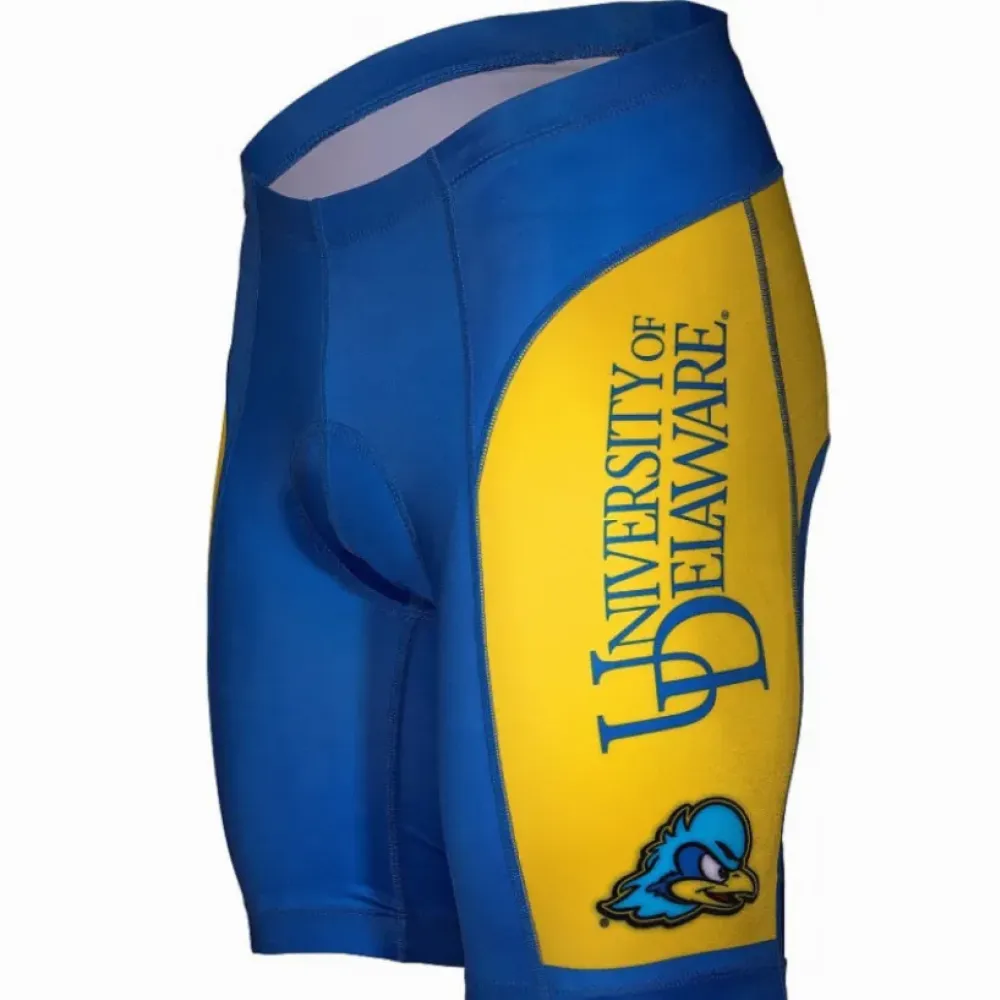 University of Delaware Cycling Shorts Blue/Yellow