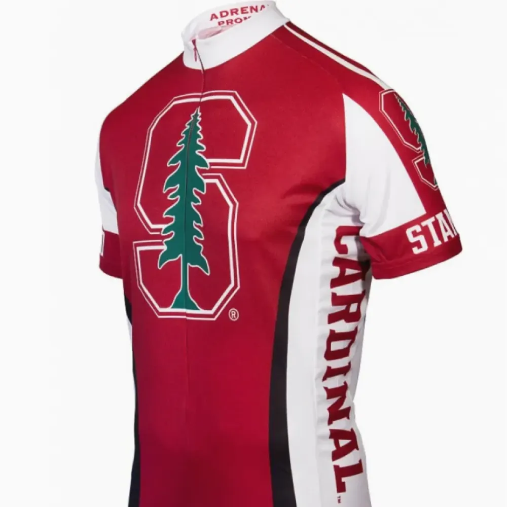 Stanford Cycling Jersey  Vintage Red/White/Green