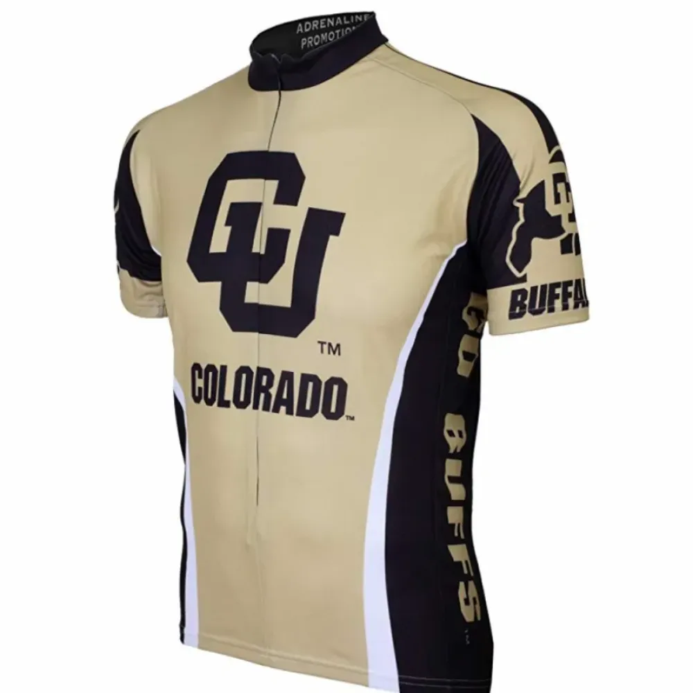 Colorado Buffalos Men's Cycling Jersey Gold/Black