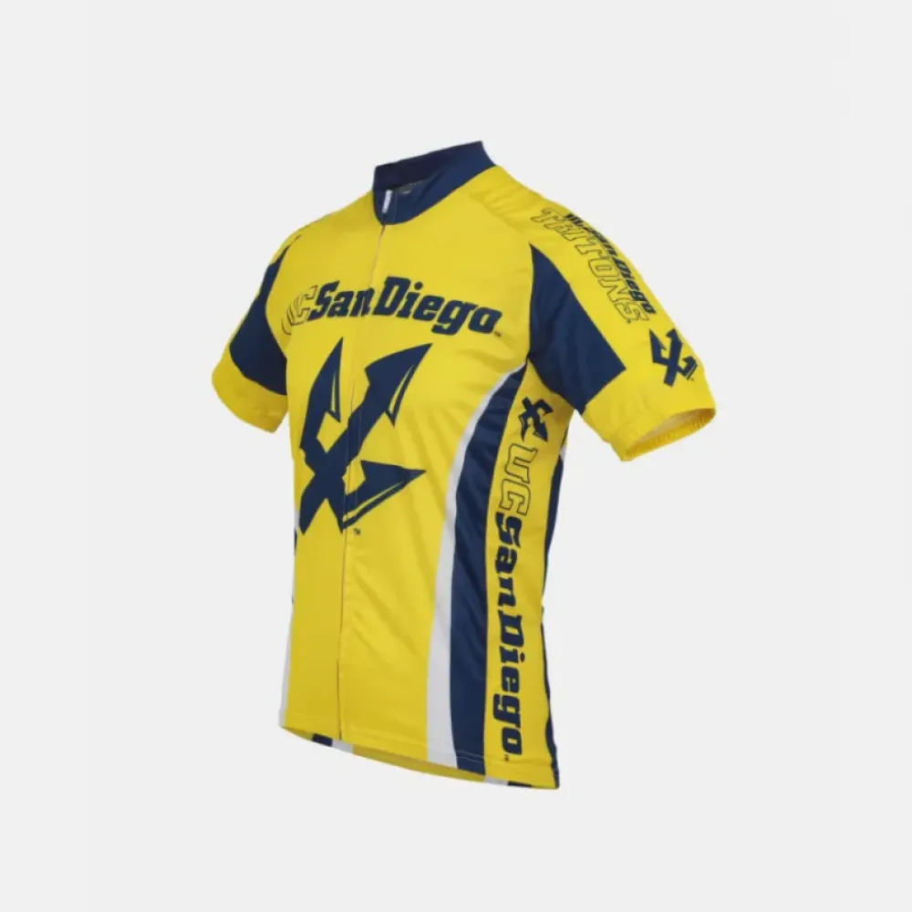 UC San Diego Tritons Cycling Jersey Blue/Yellow