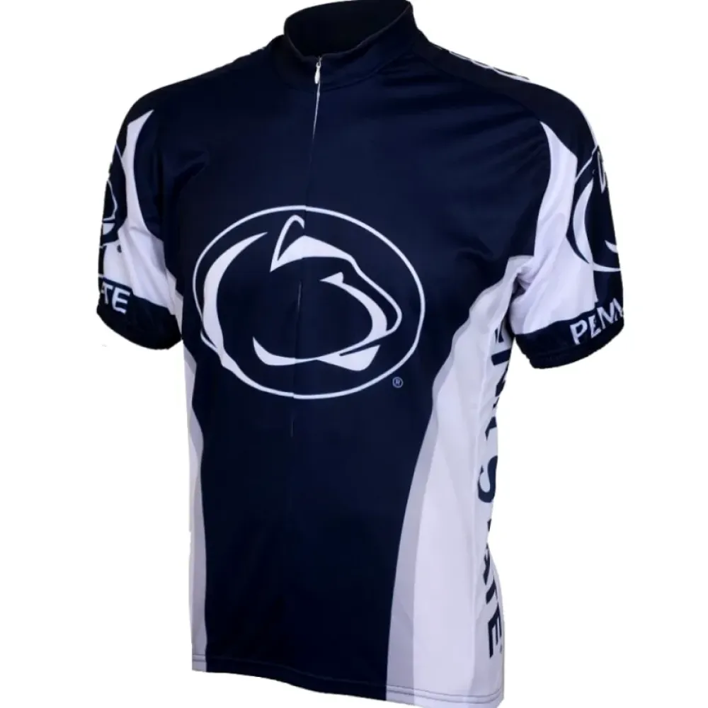 Elite Penn State Men Cycling Jersey/Black/White