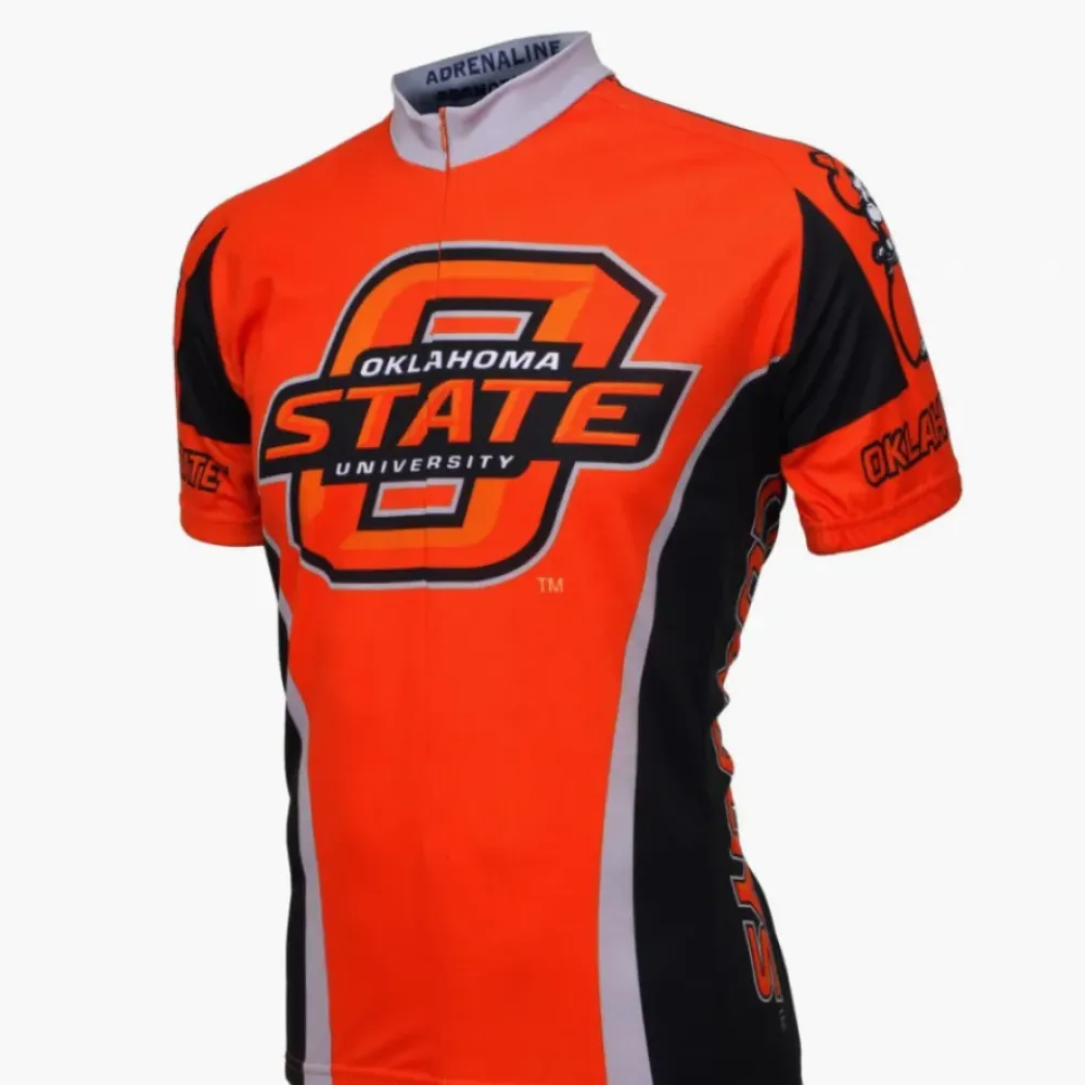 Adrenaline OSU Oklahoma State University Cowboys Cycling Jersey/Orange/Black