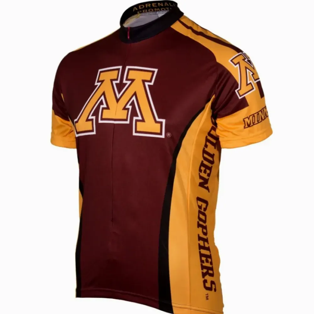 Adrenaline Promotions U of M Cycling Jersey/Maroon/Gold