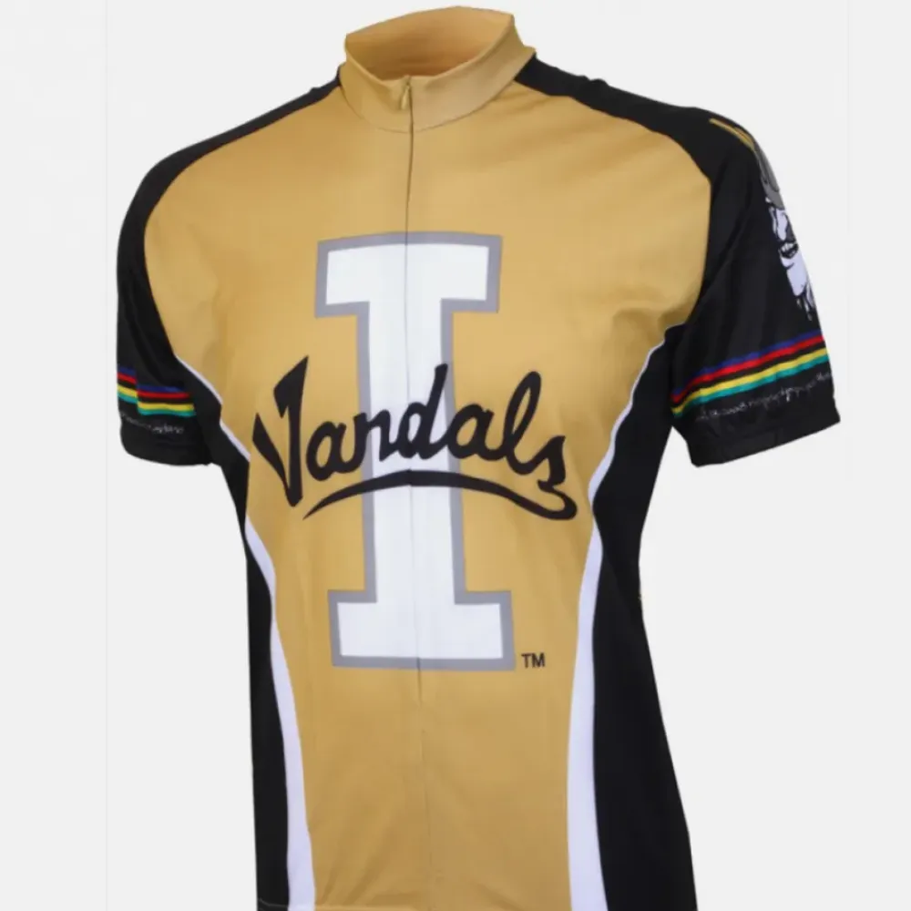 University of Idaho Vandals Cycling Jersey/Gold/Black/White