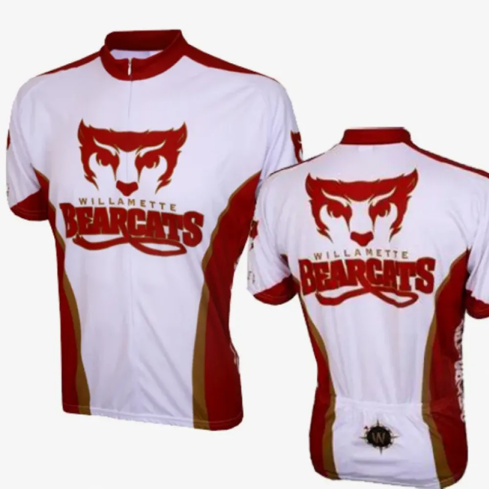 Willamette U Bearcats Cycling Kit - Red/White