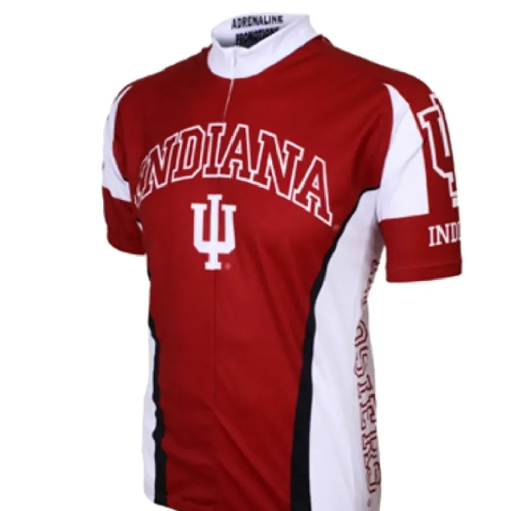 Adrenaline Indiana Hoosiers Cycling Jersey - Team Spirit Gear / Crimson/White