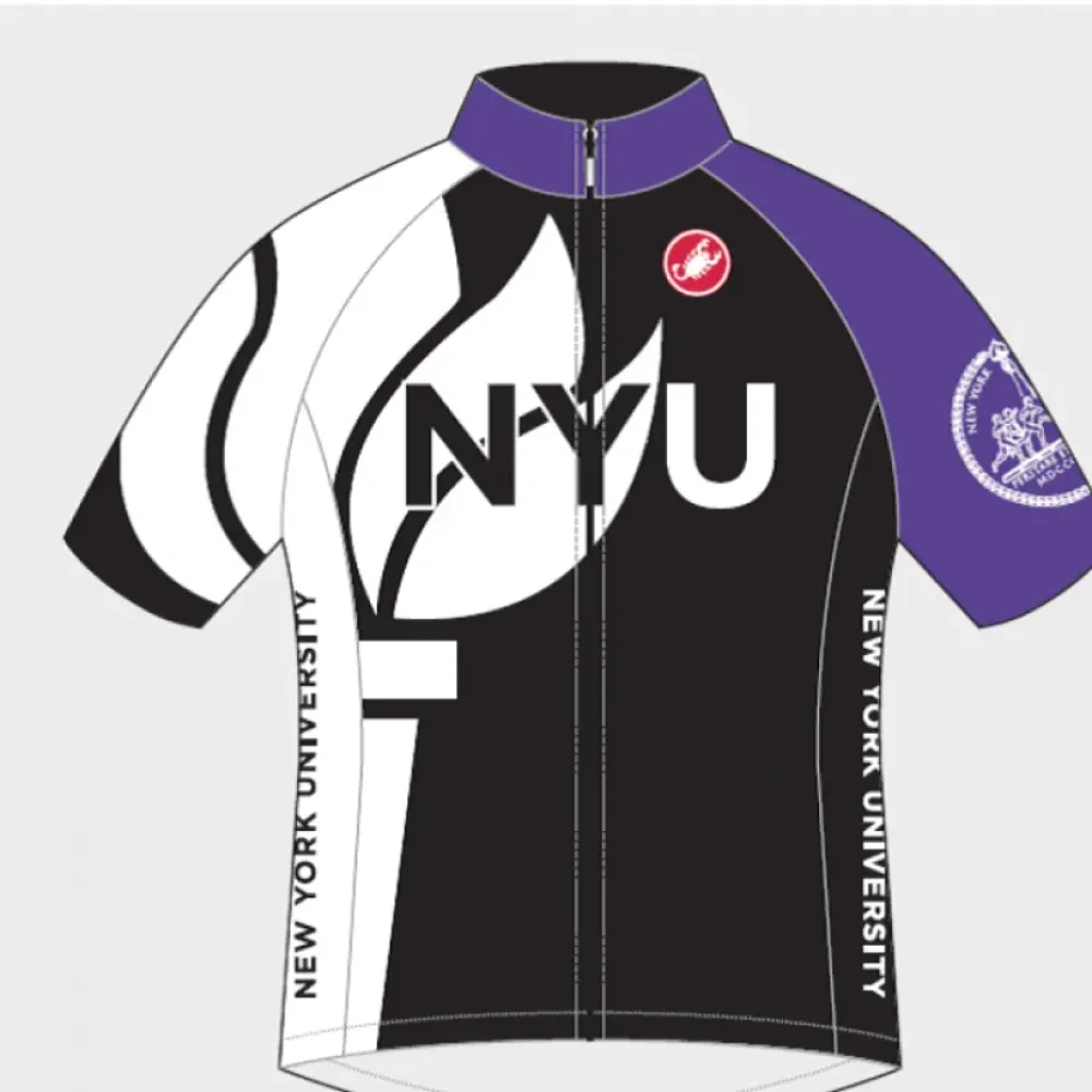 Castelli NYU Violets Cycling Jersey - High-Performance Racewear