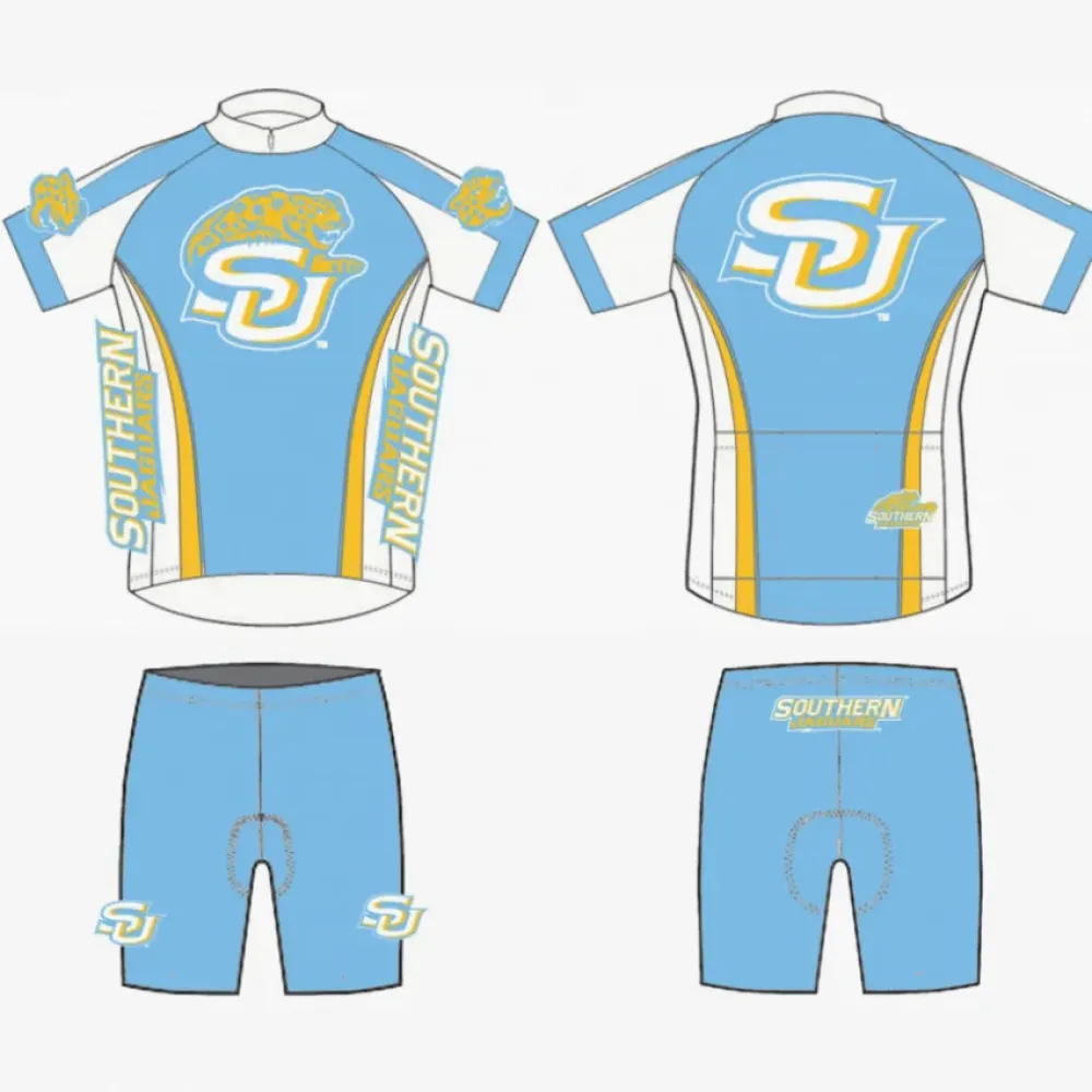 Southern University Jaguars Cycling Teamwear Jersey & Shorts