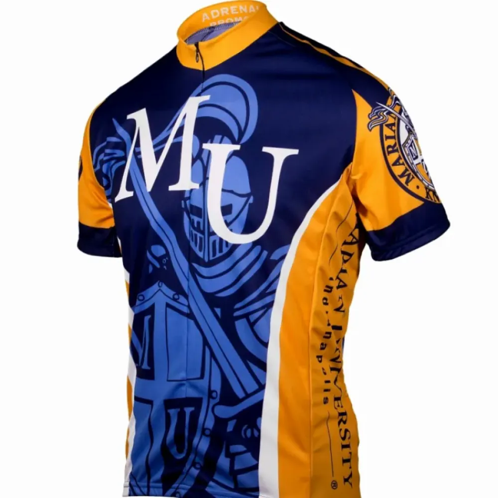 Marian Knights Cycle Jersey Navy/Yellow/White
