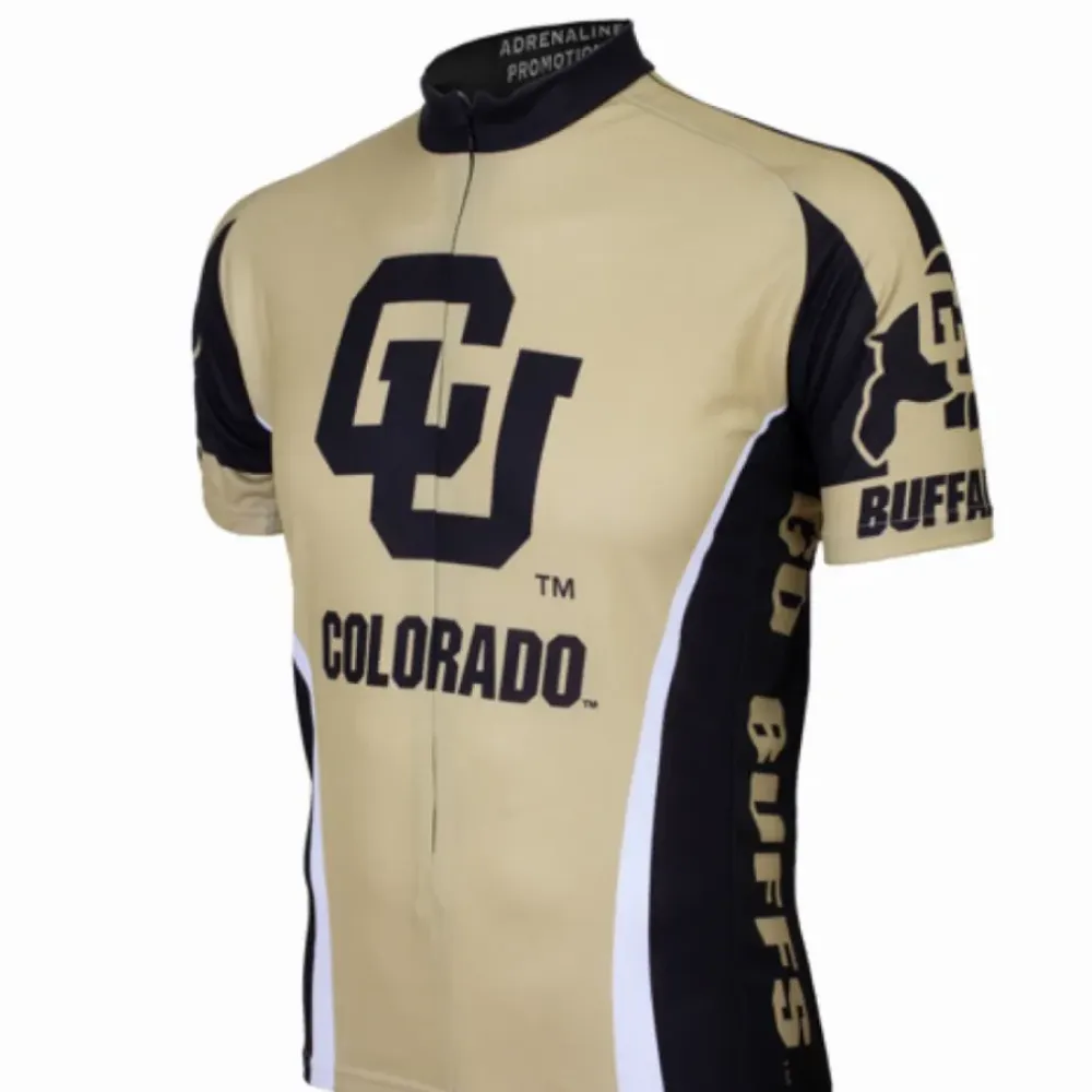 Adrenaline Promotions CU Buffaloes Cycling Jersey Gold/Black