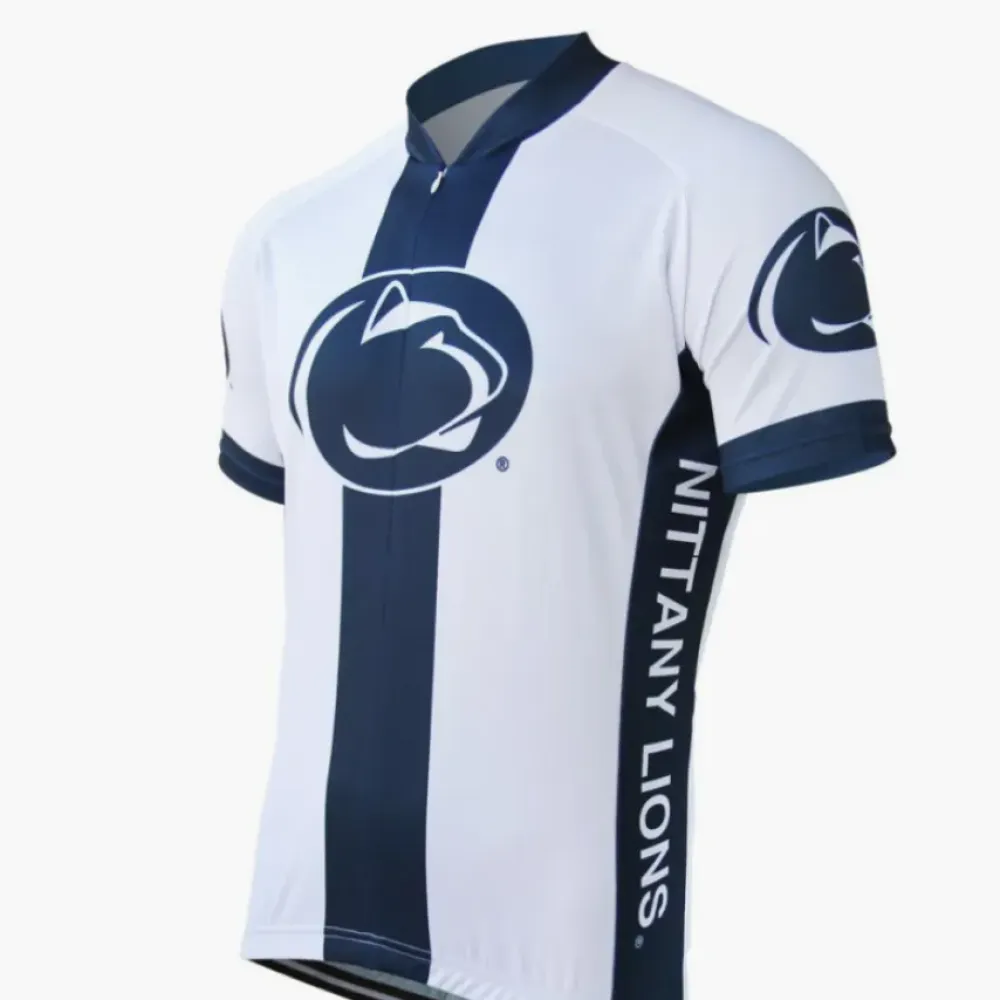 Penn State Nittany Lions Cycling Jersey/White/Navy