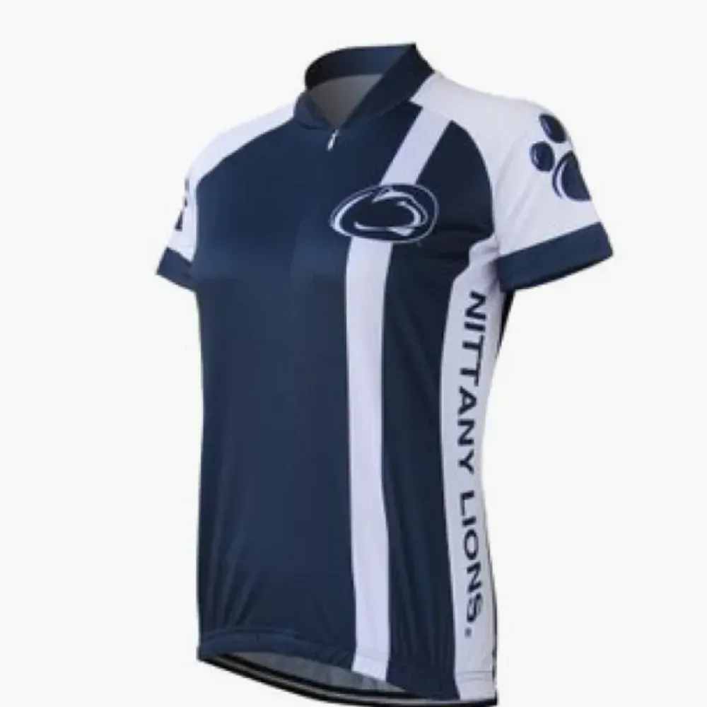 Penn State Nittany Lions Road Cycling Jersey - Navy/White