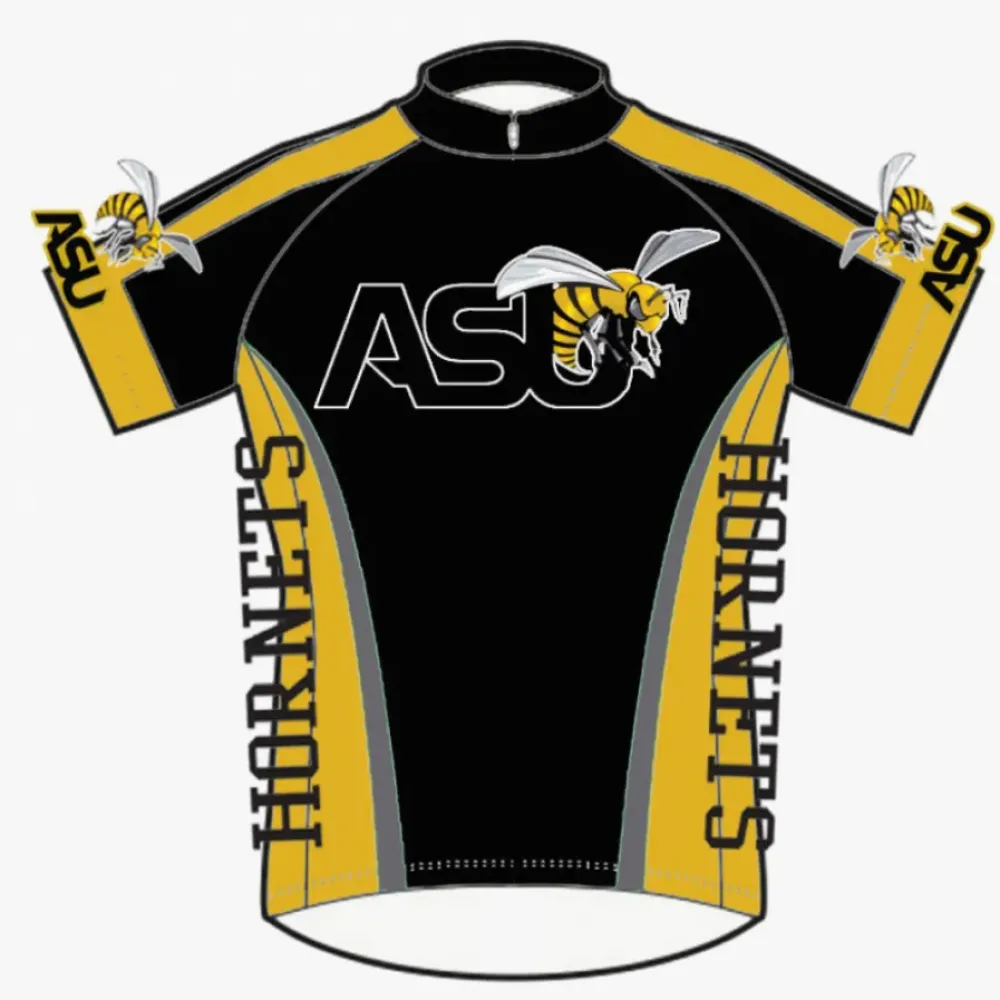 Alabama State Hornets Cycling T-Shirt - Black/Yellow/Grey