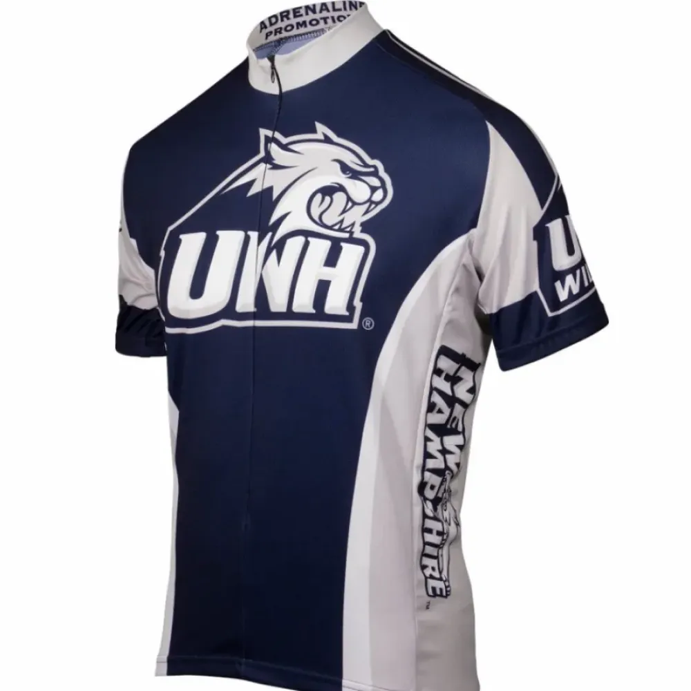 Adrenaline Promotions UNH Wildcats Cycling Jersey/Blue/White