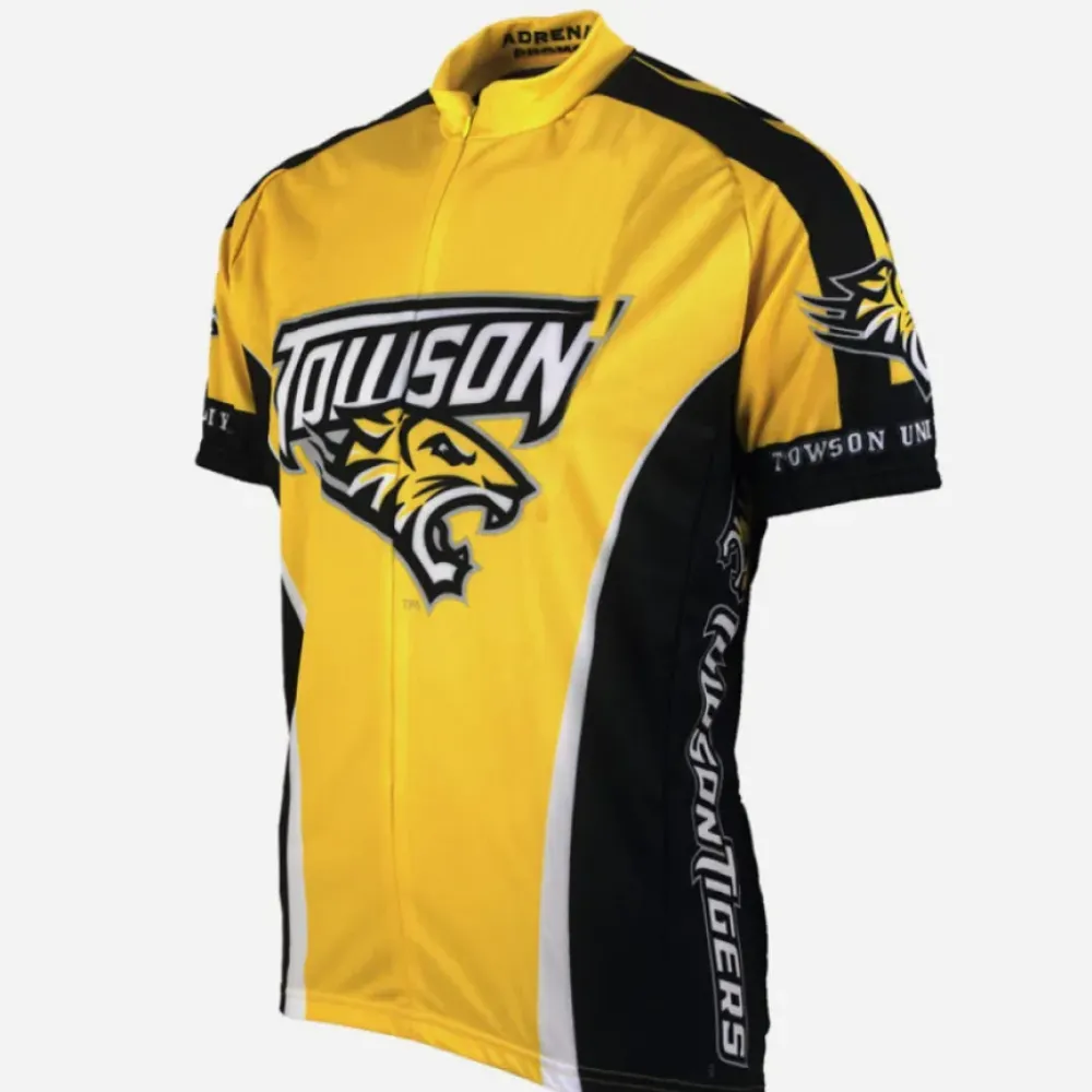 Adrenaline Pro TU Towson University Tigers Cycling Jersey Yellow/Black
