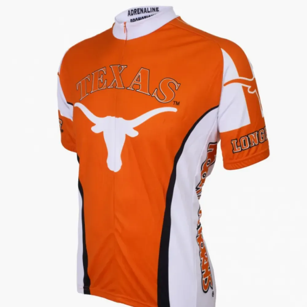 Adrenaline Promotions Texas Longhorns Cycling Jersey - Orange/White/Black