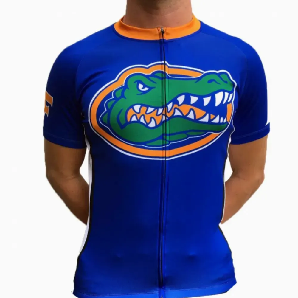 University of Florida Gators Cycling Jersey Blue/Green/Orange