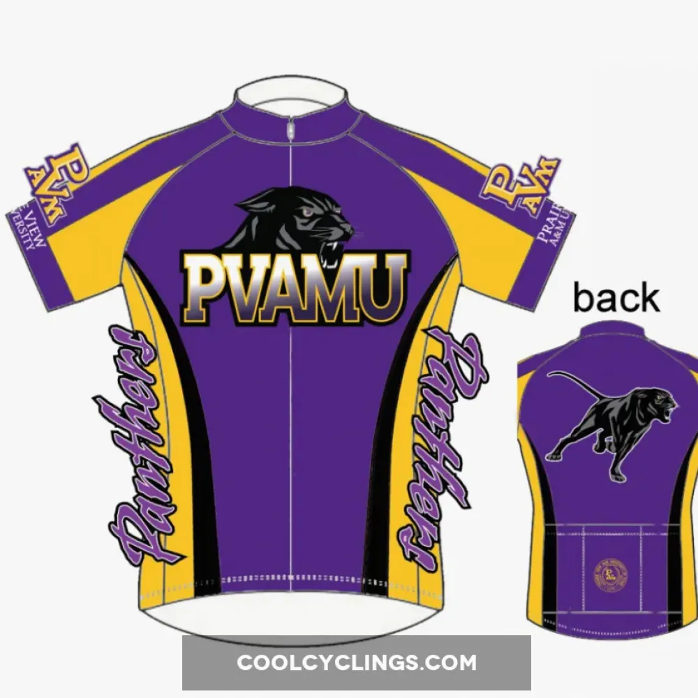 PVAMU Panther Cycling Jersey Purple/Gold