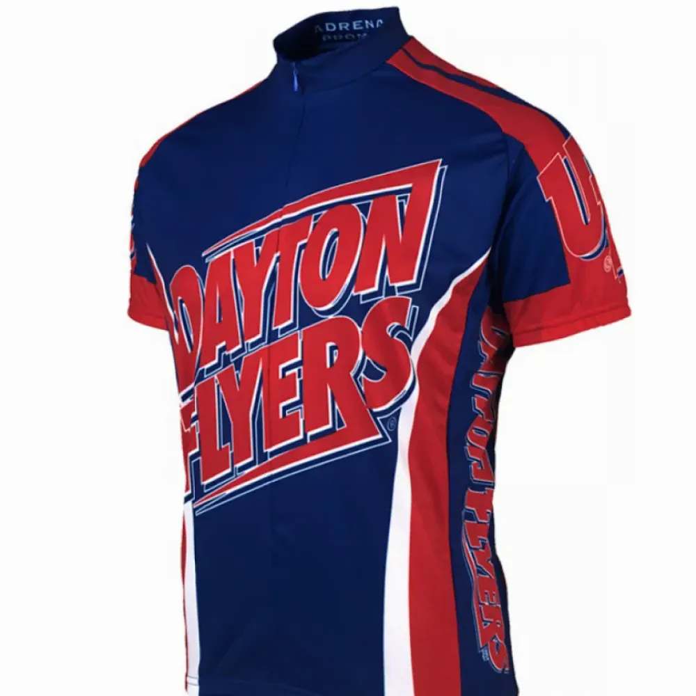 Adrenaline Promotions University of Dayton Flyers Cycling Jersey Navy/Red/White
