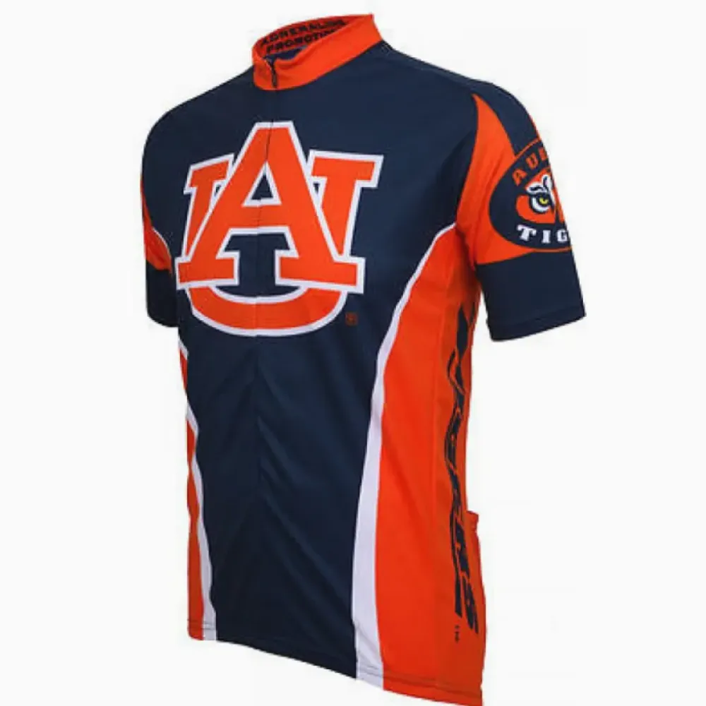 Auburn University Tigers Cycling Jersey/Navy/Orange/White