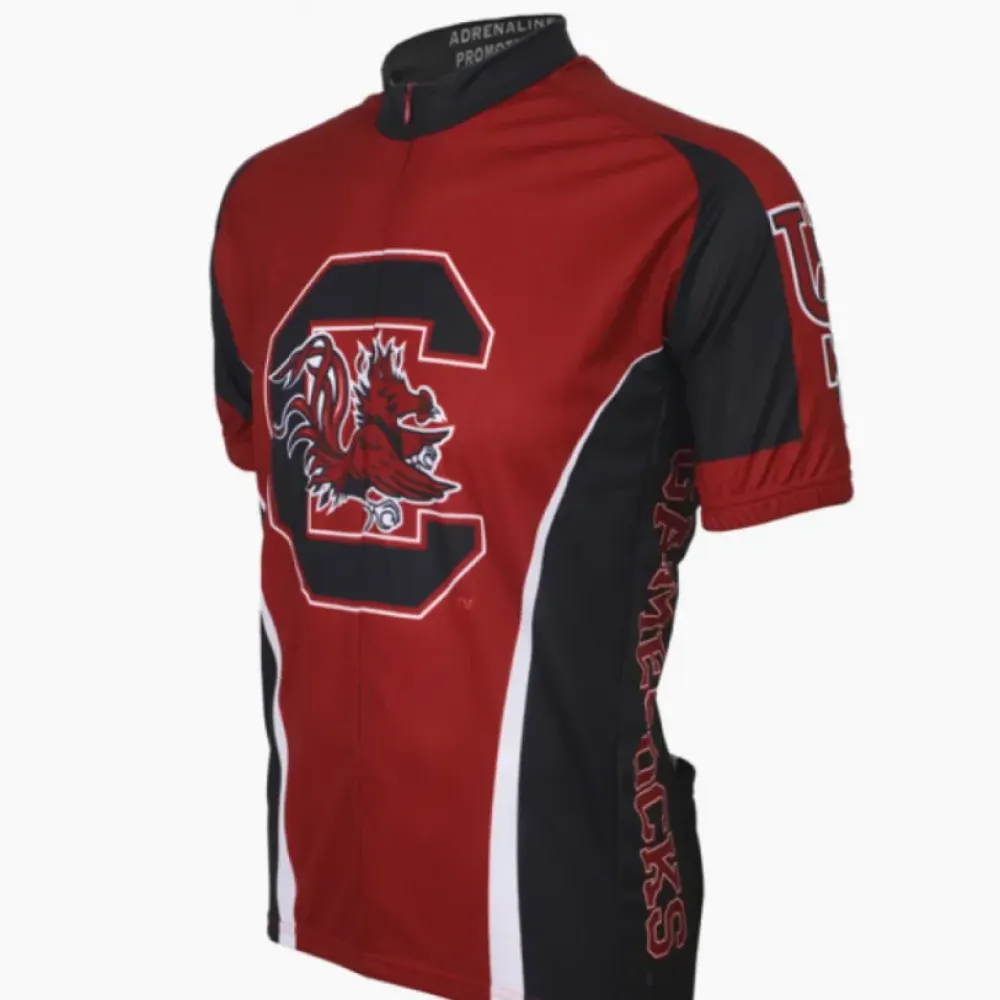 Adrenaline Promotions Cycling Jersey - University of South Carolina Gamecocks / Garnet/Black/White