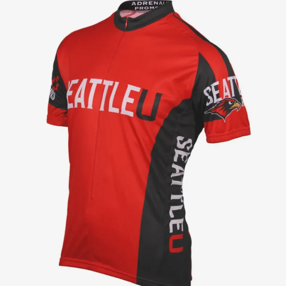 Adrenaline Promotions Seattle University Redhawks Cycling Jersey/Red/Black