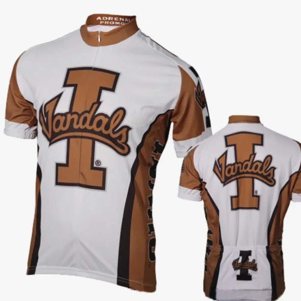 Adrenaline Promotions Vandals Cycling Jersey White/Brown/Gold