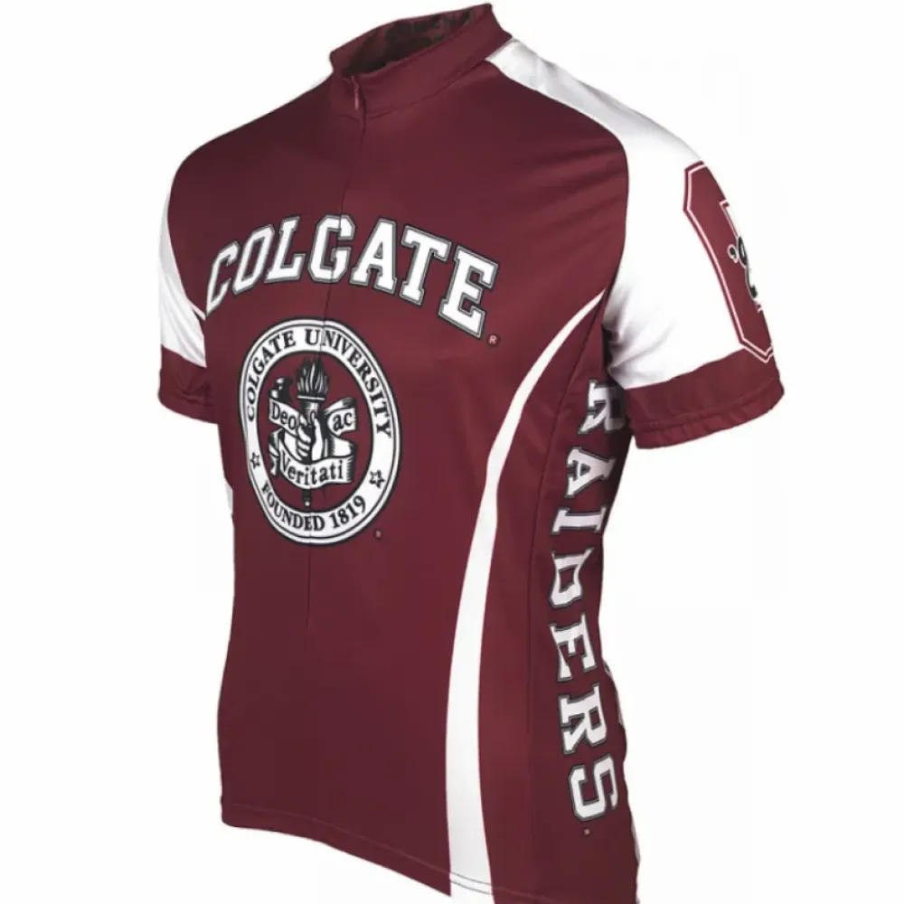 Colgate Raiders Cycling Jersey - NCAA Official Merch Maroon/White