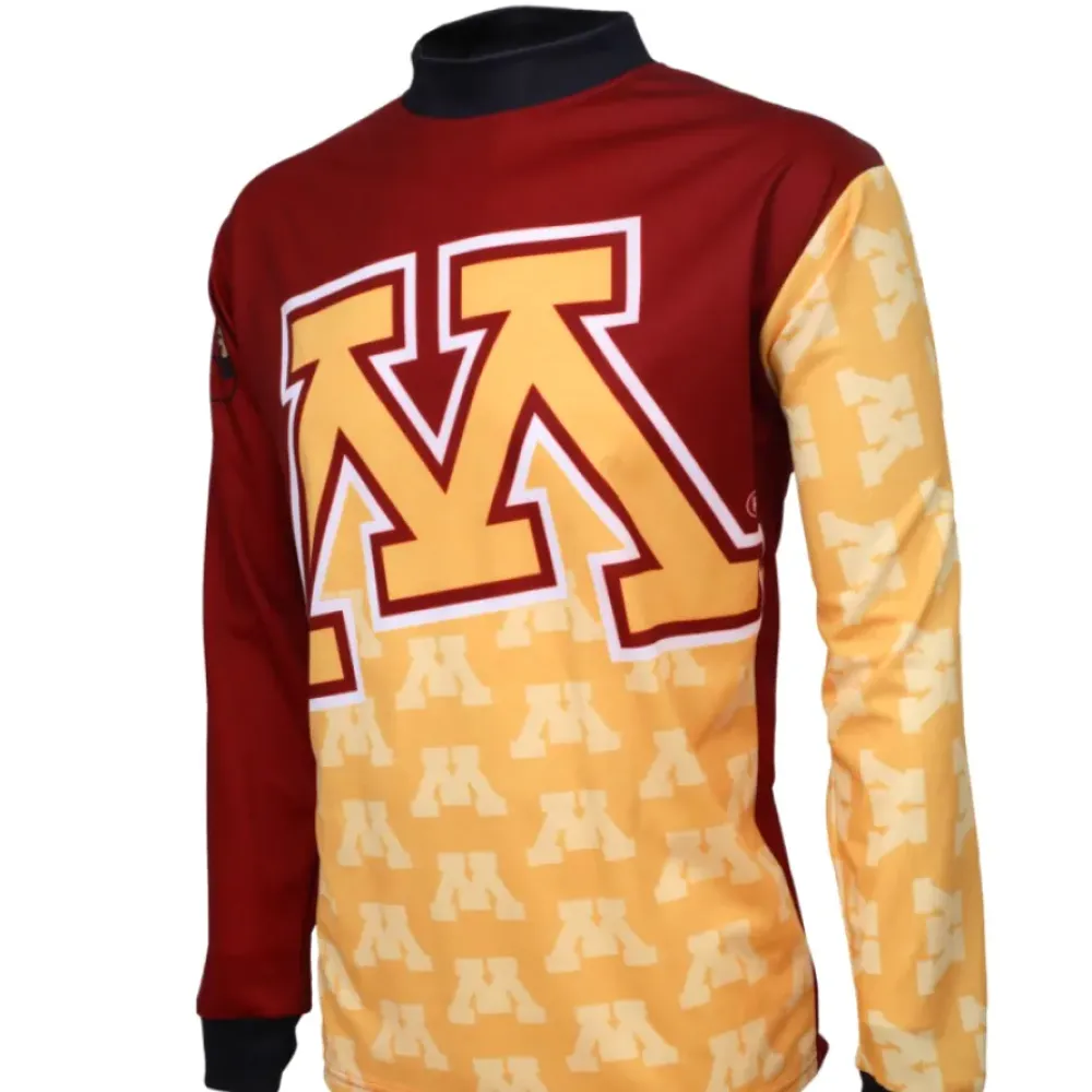 University of Minnesota Golden Gophers Cycling Jersey/Maroon/Gold/Black
