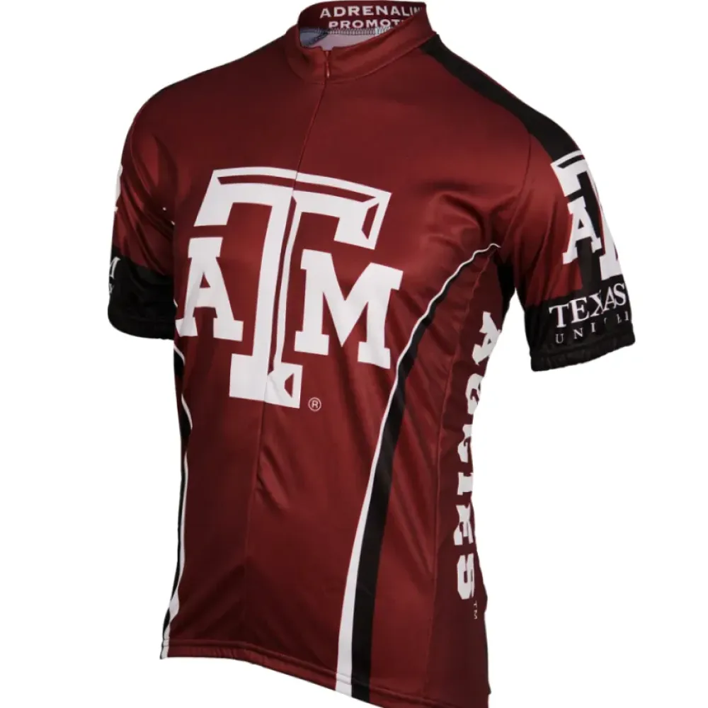 Adrenaline Promotions Texas A&M Aggies Cycling Jersey Maroon/White/Black