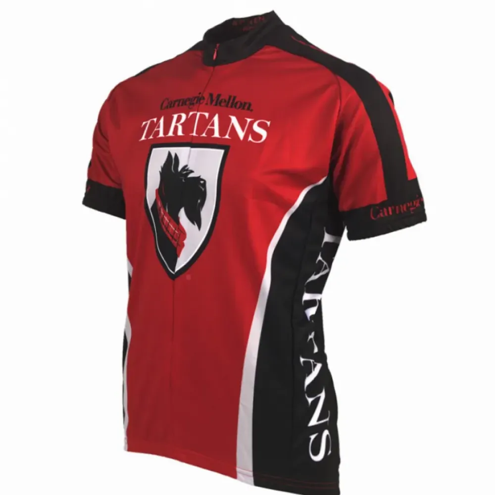 Carnegie Mellon Tartans Cycling Jersey/Red/Black/White