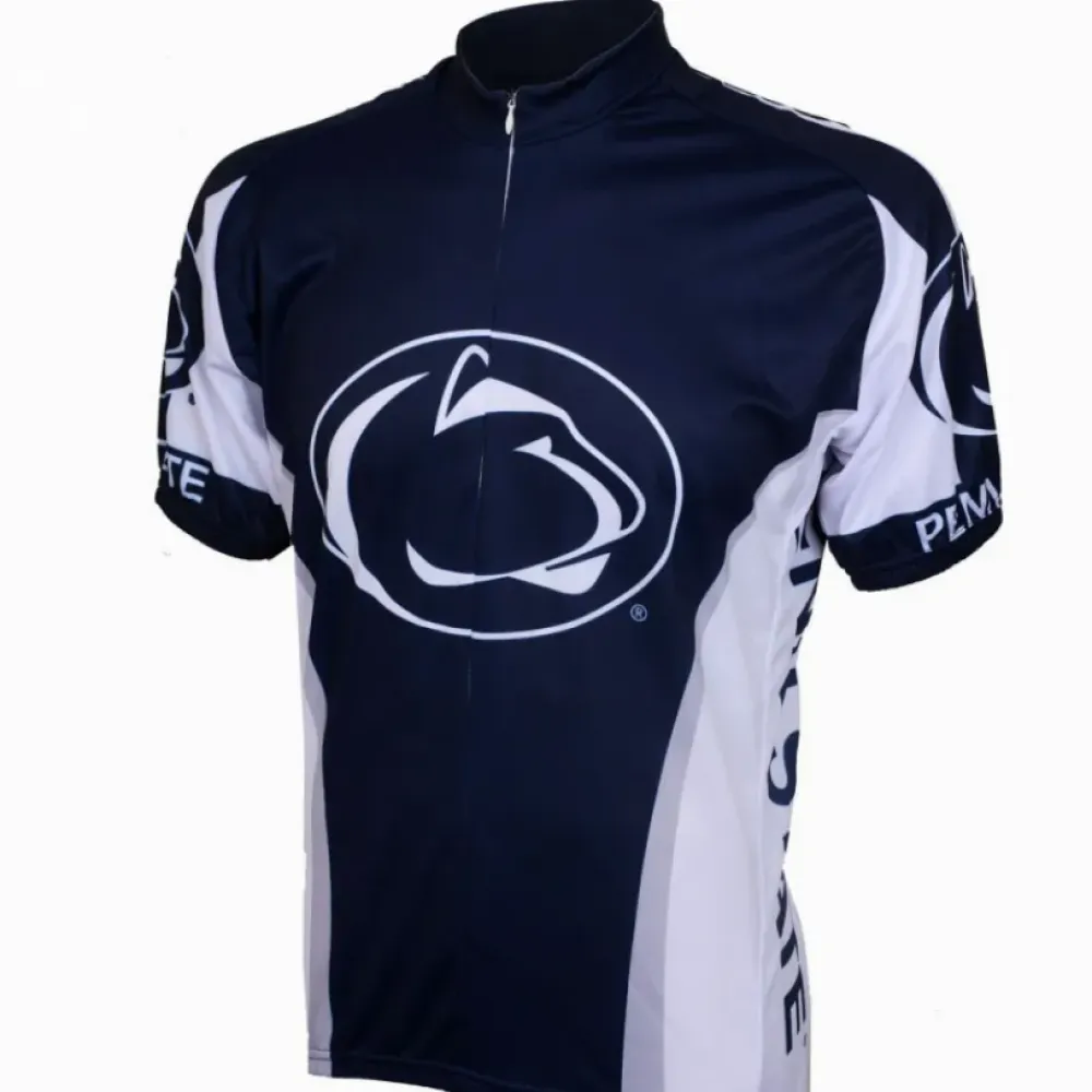 Elite PSU Penn State Nittany Lions Cycling Jersey/Black/White