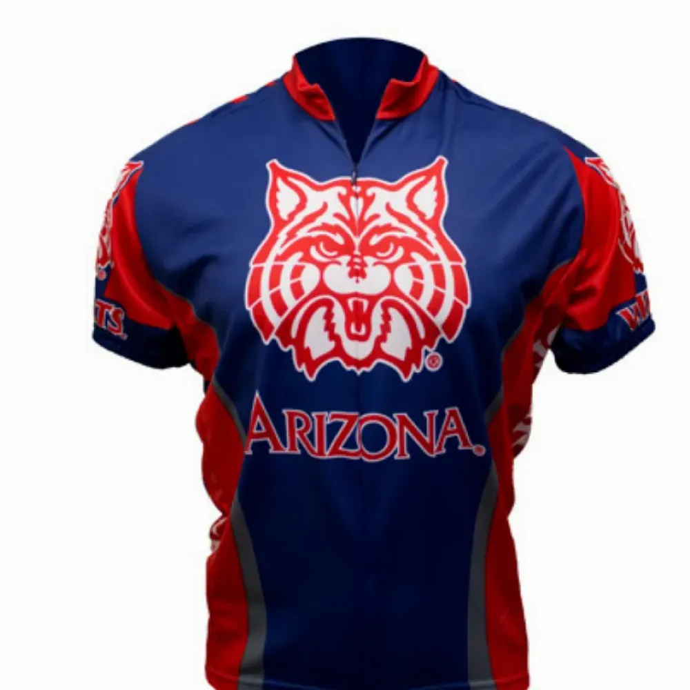 UA Wildcats Cycling Jersey - Red/Navy/White