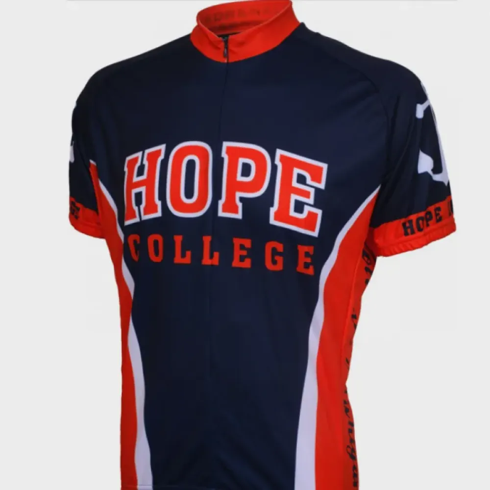 Hope College Flying Dutchmen Pro Cycling Jersey/Black/Red/White