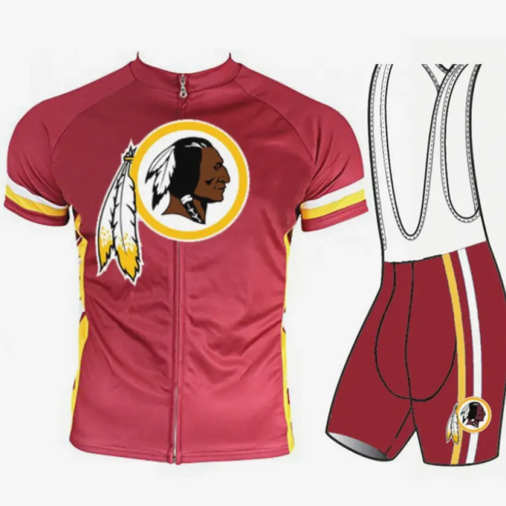 NFL Washington Redskins Cycling Jersey/Red/Yellow/White